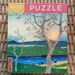 Japanese View 1000 Piece 27” x 20” Jigsaw Puzzle (Complete)